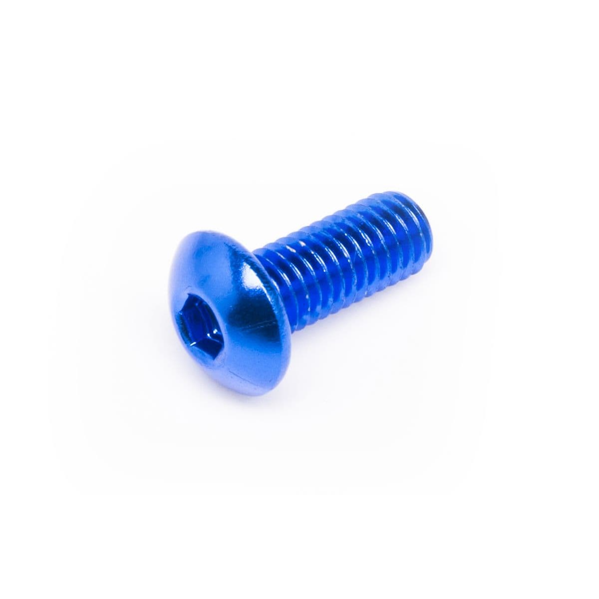 Most - Vis M5x12 Most Tête Bombée Aluminium Bleu