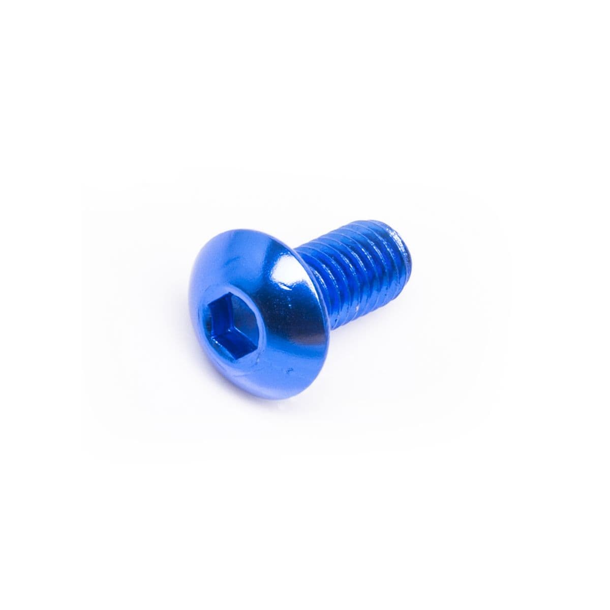 Most - Vis M5x10 Most Tête Bombée Aluminium Bleu