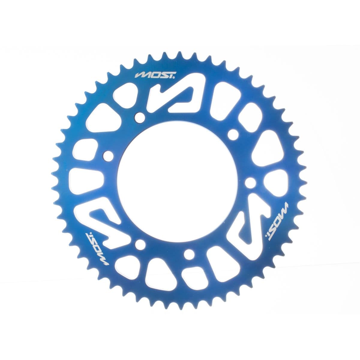 Most - Couronne Alu Most 420 - 53 Dents Derbi Drd Pro Bleu
