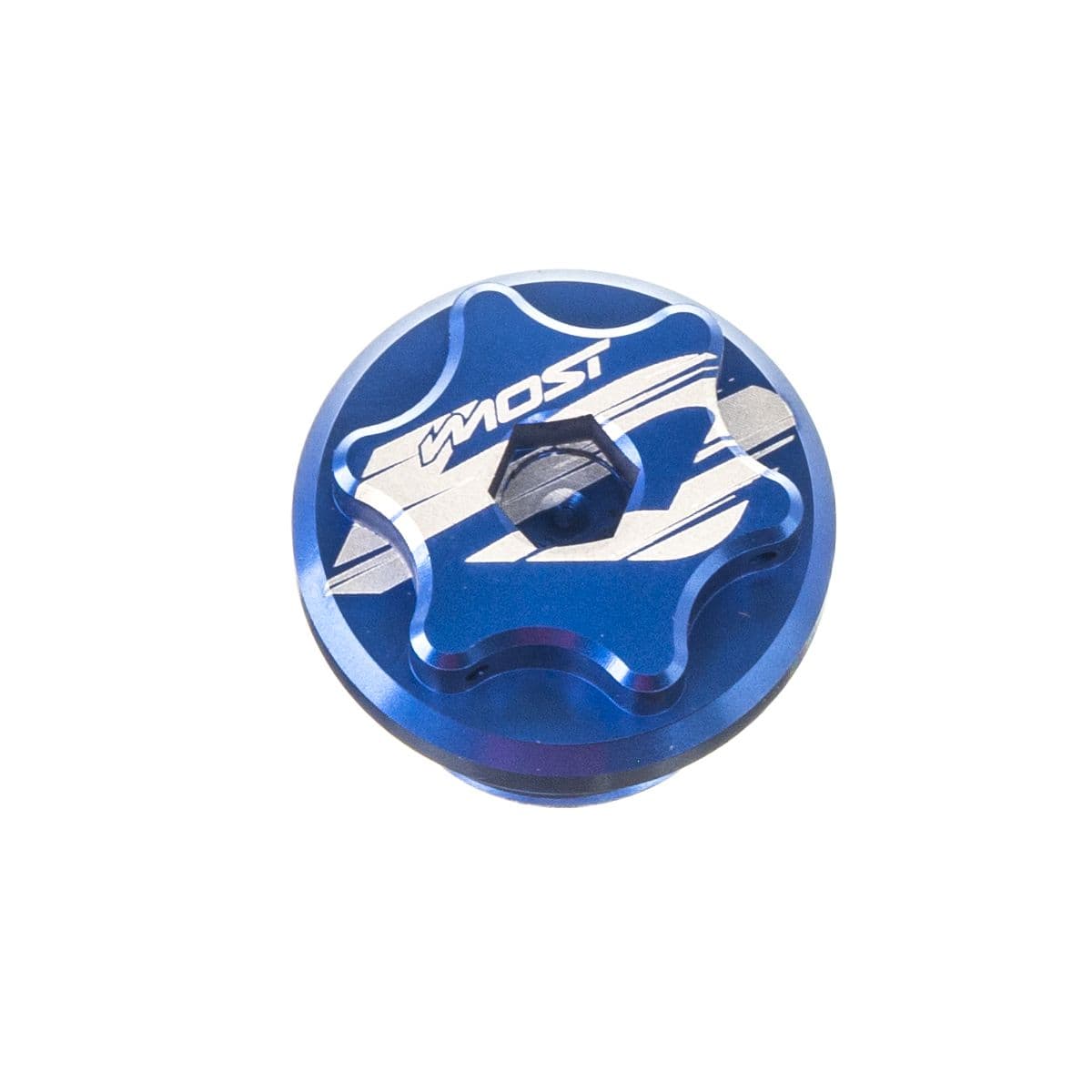 Most - Bouchon Carter D'huile Most V2 Mbk Booster Et Nitro Bleu