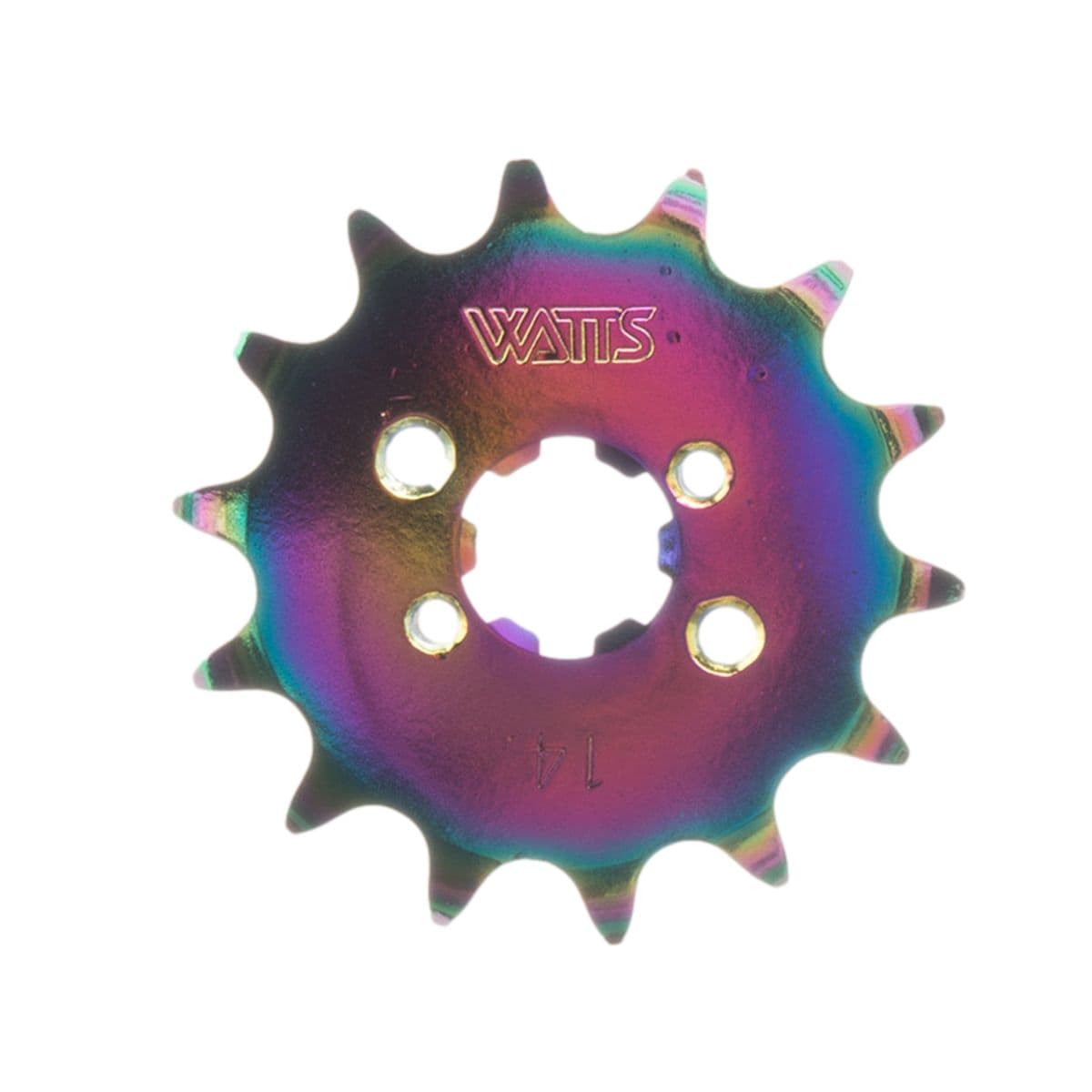 Watts - Pignon Watts Derbi Après 99 Z14 420 Titane Bleu