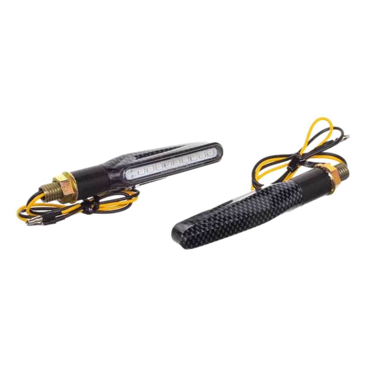 Watts - Clignotants Watts Poursuite 9 Leds Séquentiels Carbone