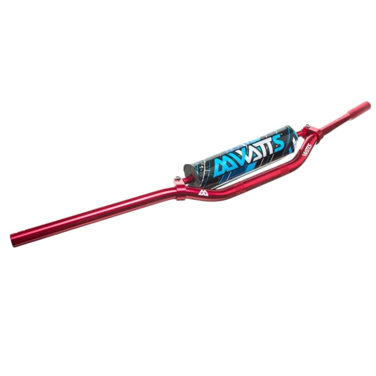 Watts - Guidon Watts Avec Barre 22mm Rouge Mousse Watts