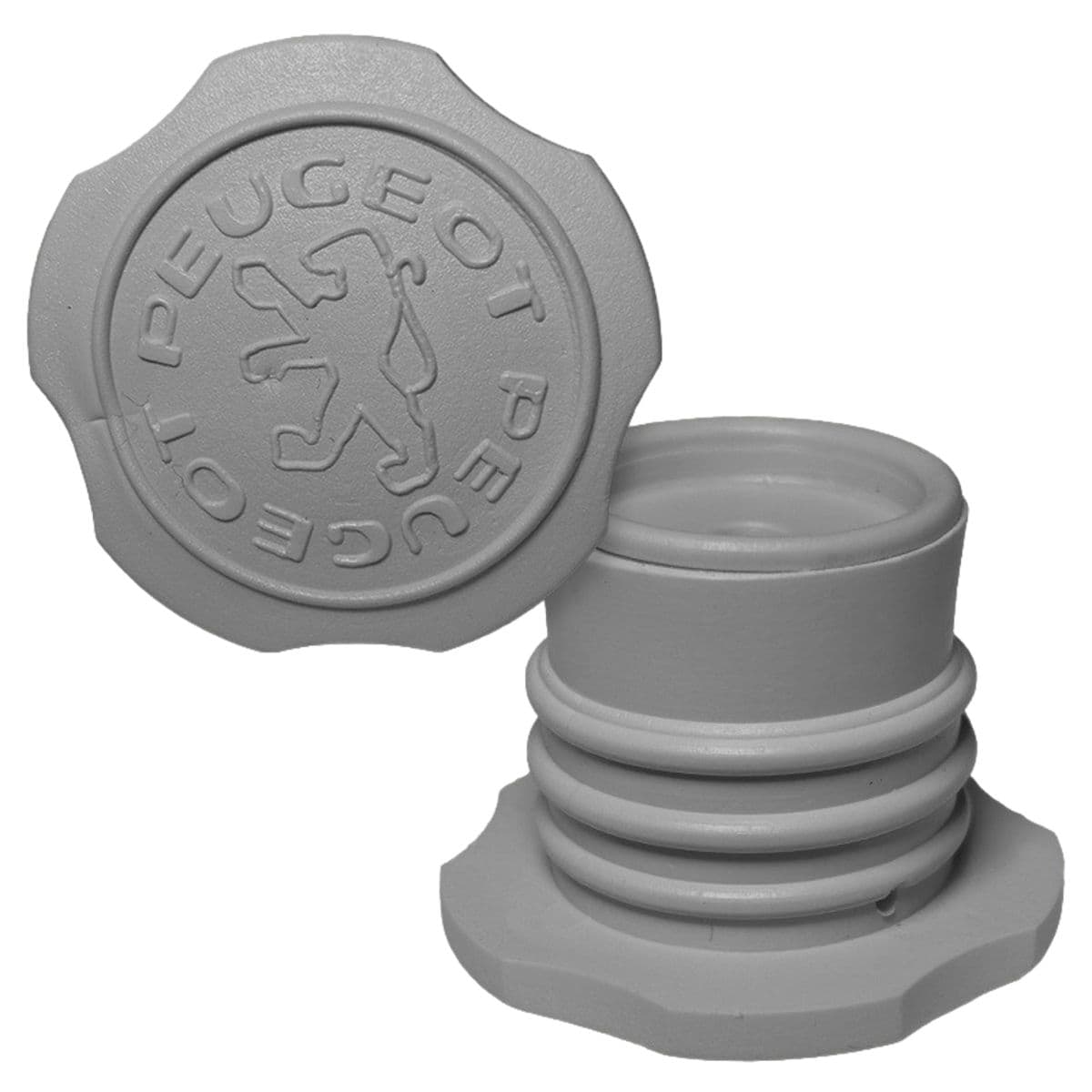 Adaptable - Bouchon De Réservoir À Pousser Peugeot 103 Gris