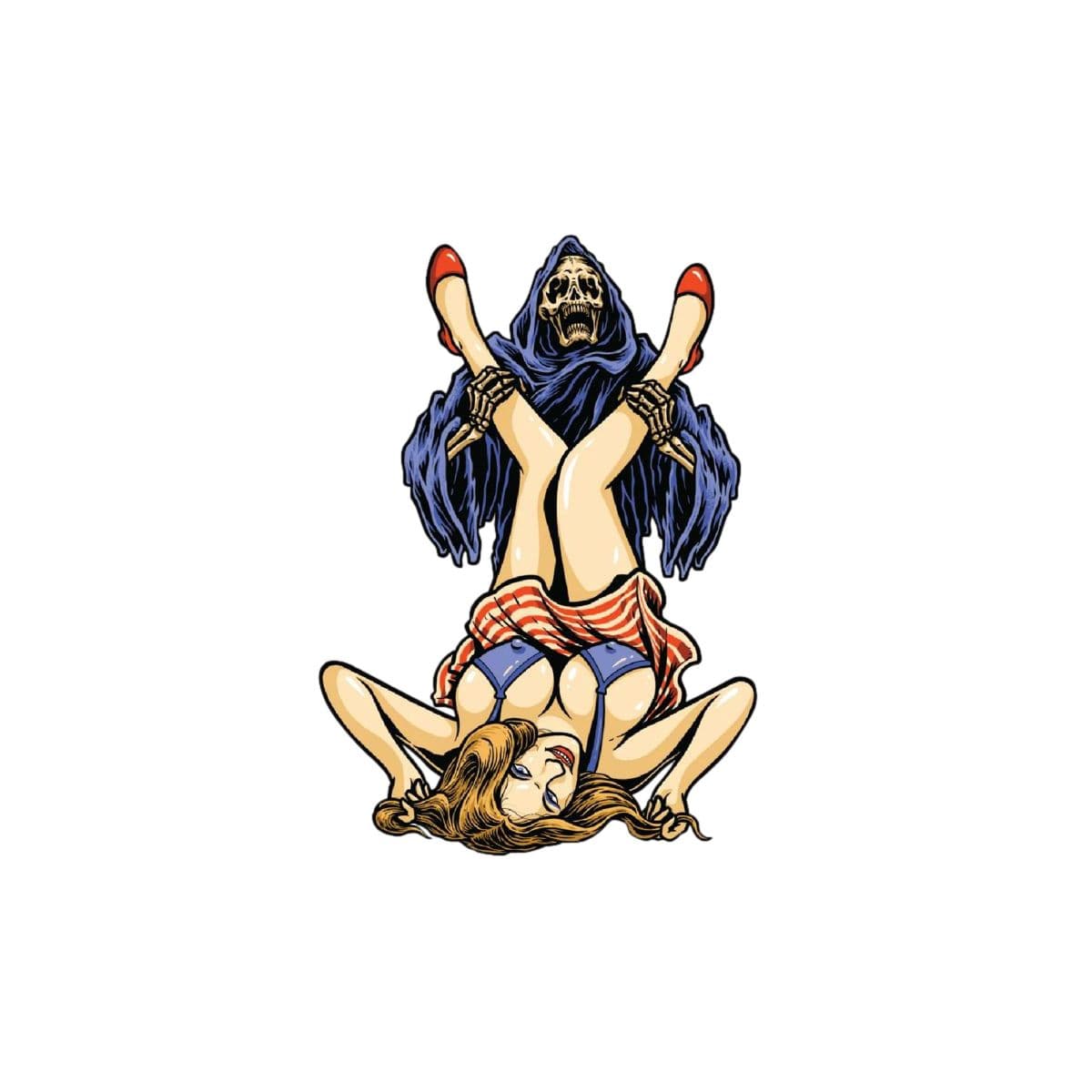 Lethal Threat - Autocollant Lethal Threat Mini Reaper Calling 60x80mm