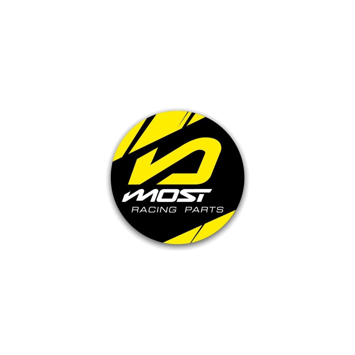 Most - Autocollant Most Rond Jaune