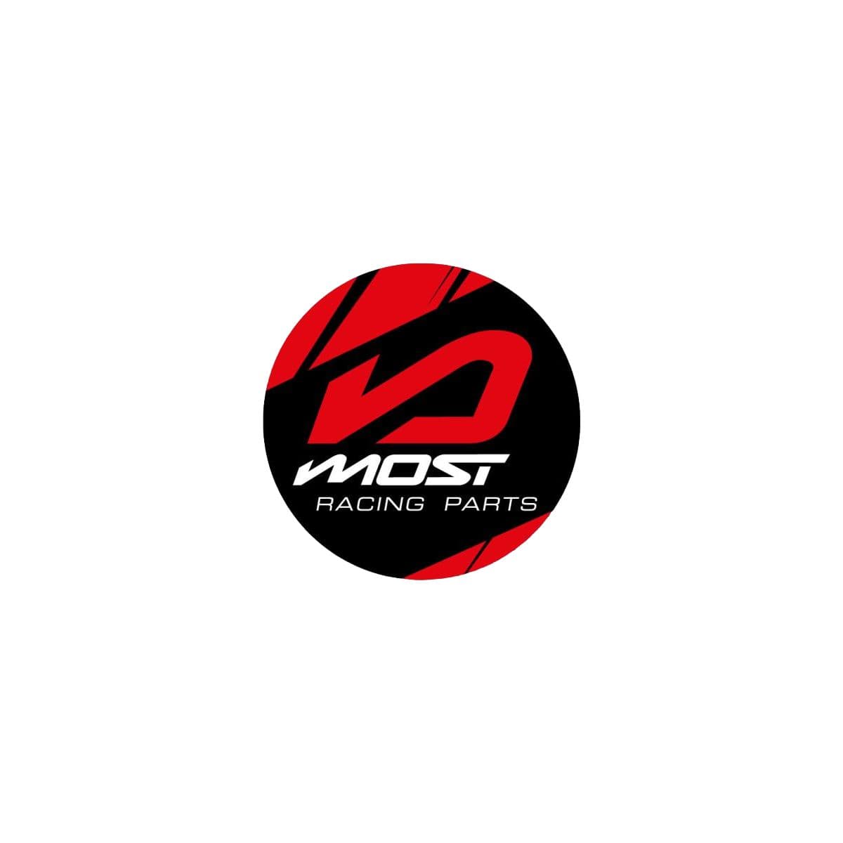 Most - Autocollant Most Rond Rouge