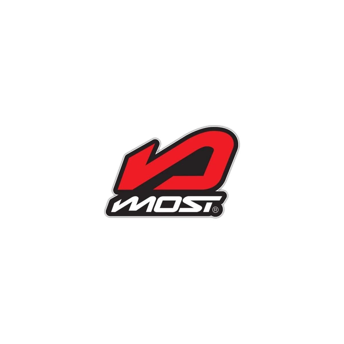 Most - Autocollant Most 5,45x3,68 Rouge