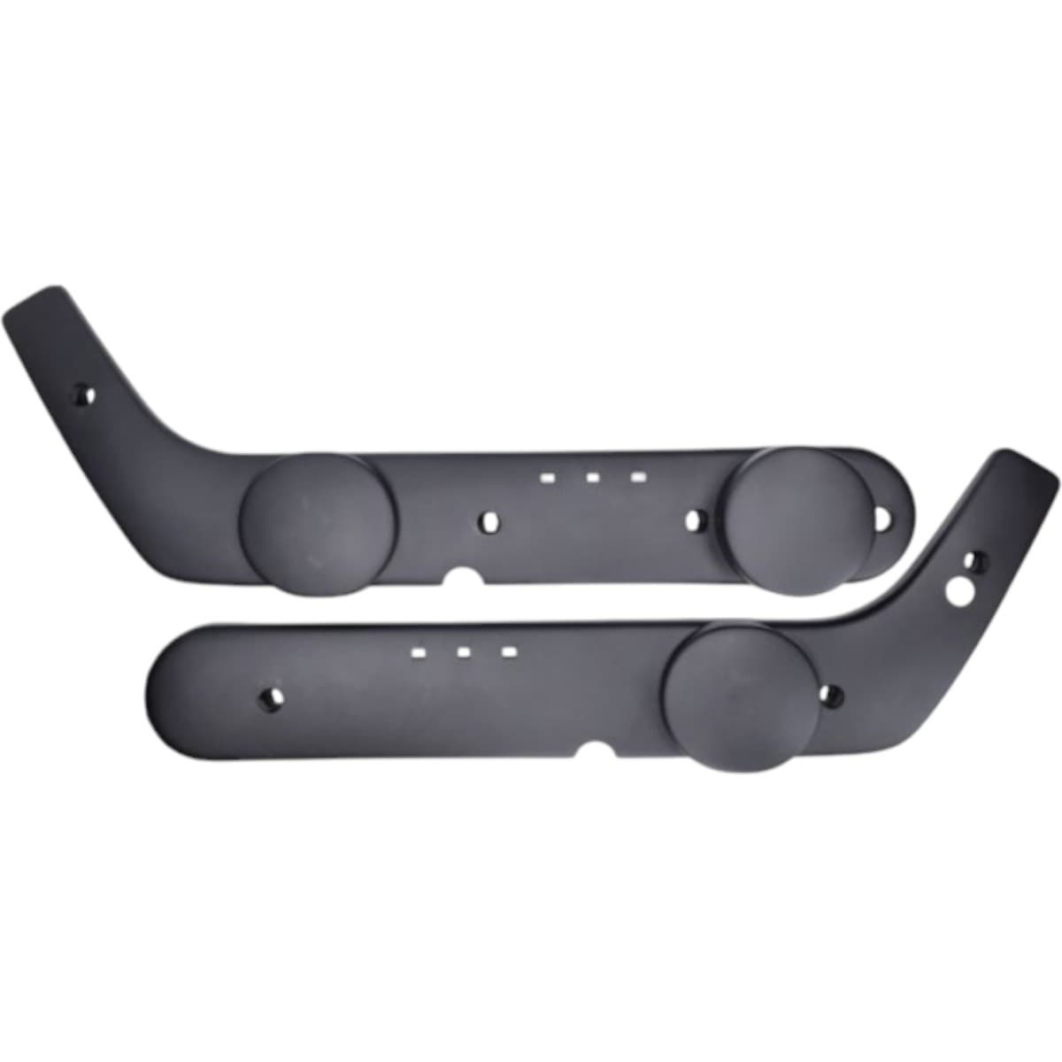 Adaptable - Paire De Caches Moteur Noir Adaptable Piaggio Ciao