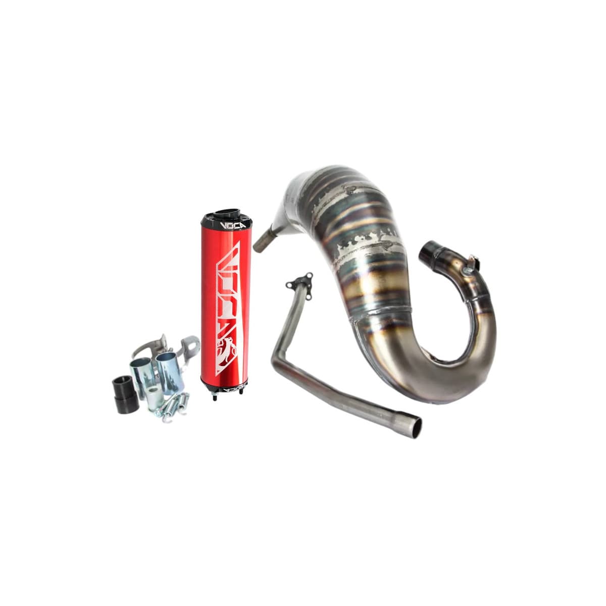 Voca Racing - Pot Passage Haut Droit Rieju Mrt 50 / 70cc - Rookie Rouge Voca Cross