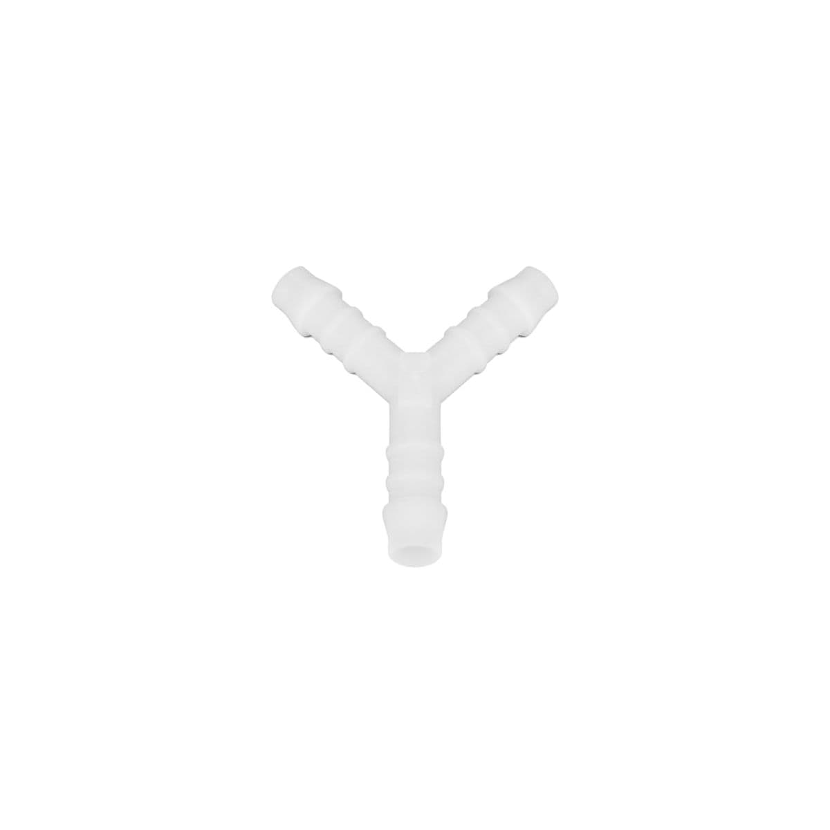 Adaptable - Raccord De Durite D'essence En Y Ø5 Mm Plastique Blanc