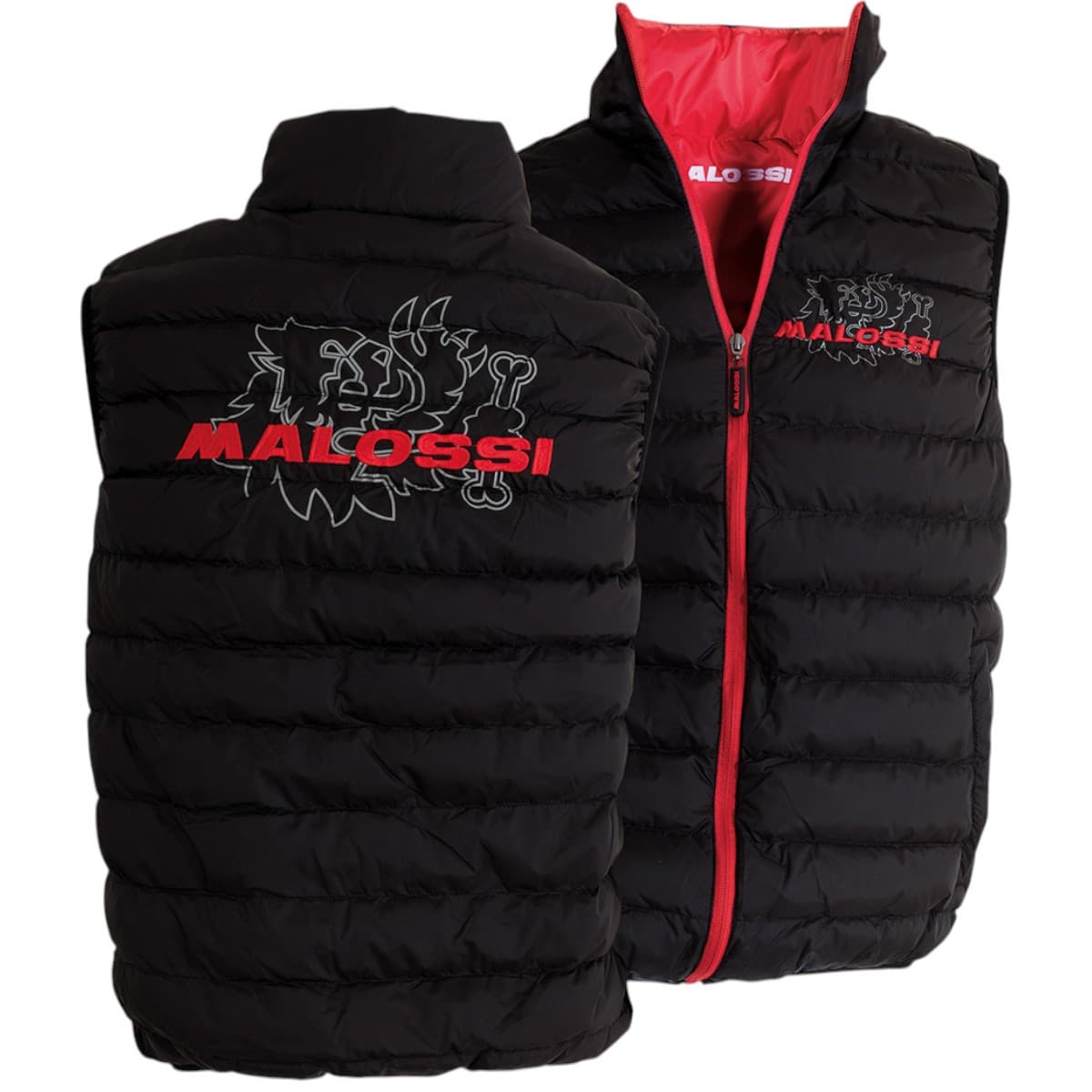 Malossi - Doudoune Sans Manches Malossi Noir Et Rouge Taille L
