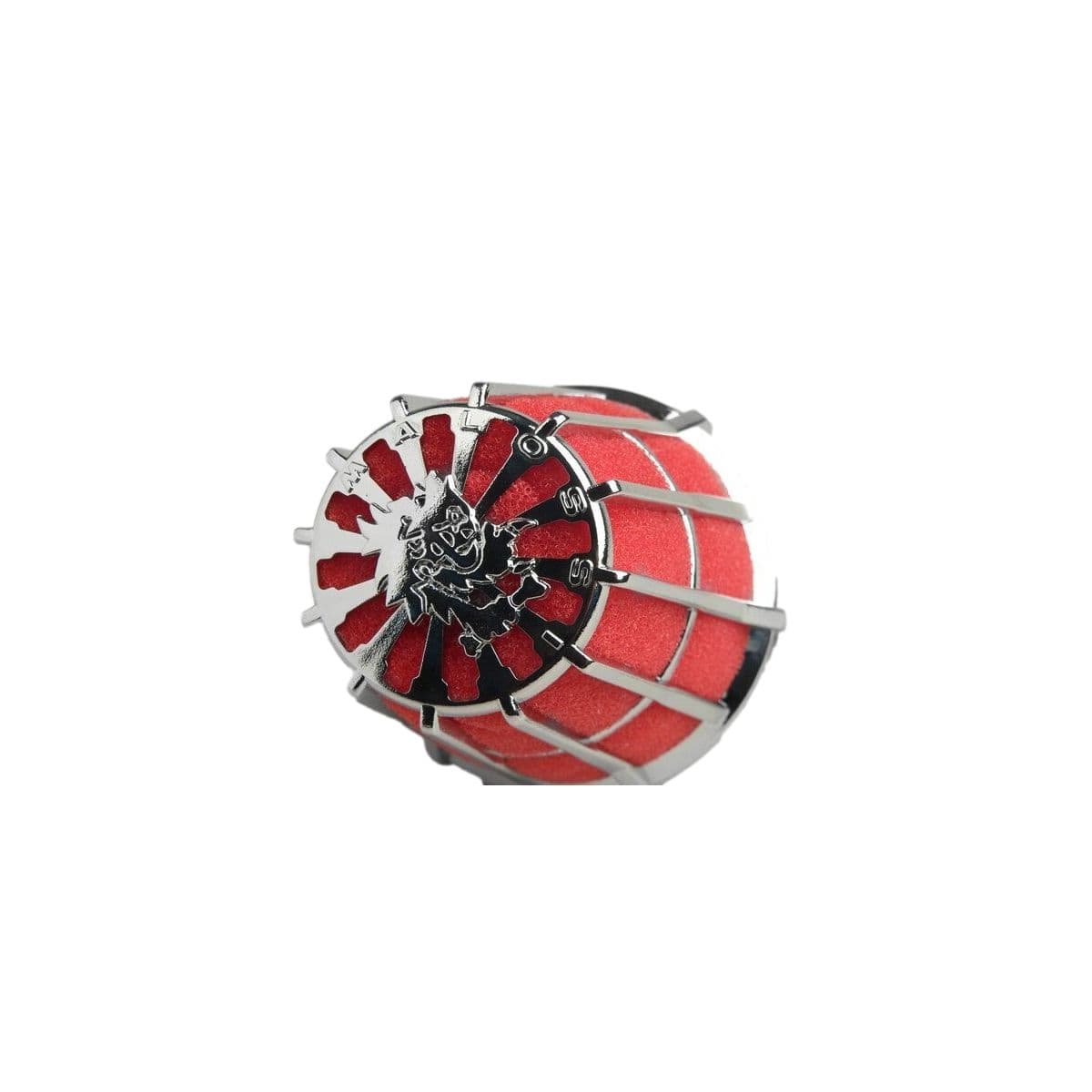 Malossi - Filtre À Air Malossi E5 30° – Rouge/chrome, Ø 28 Mm