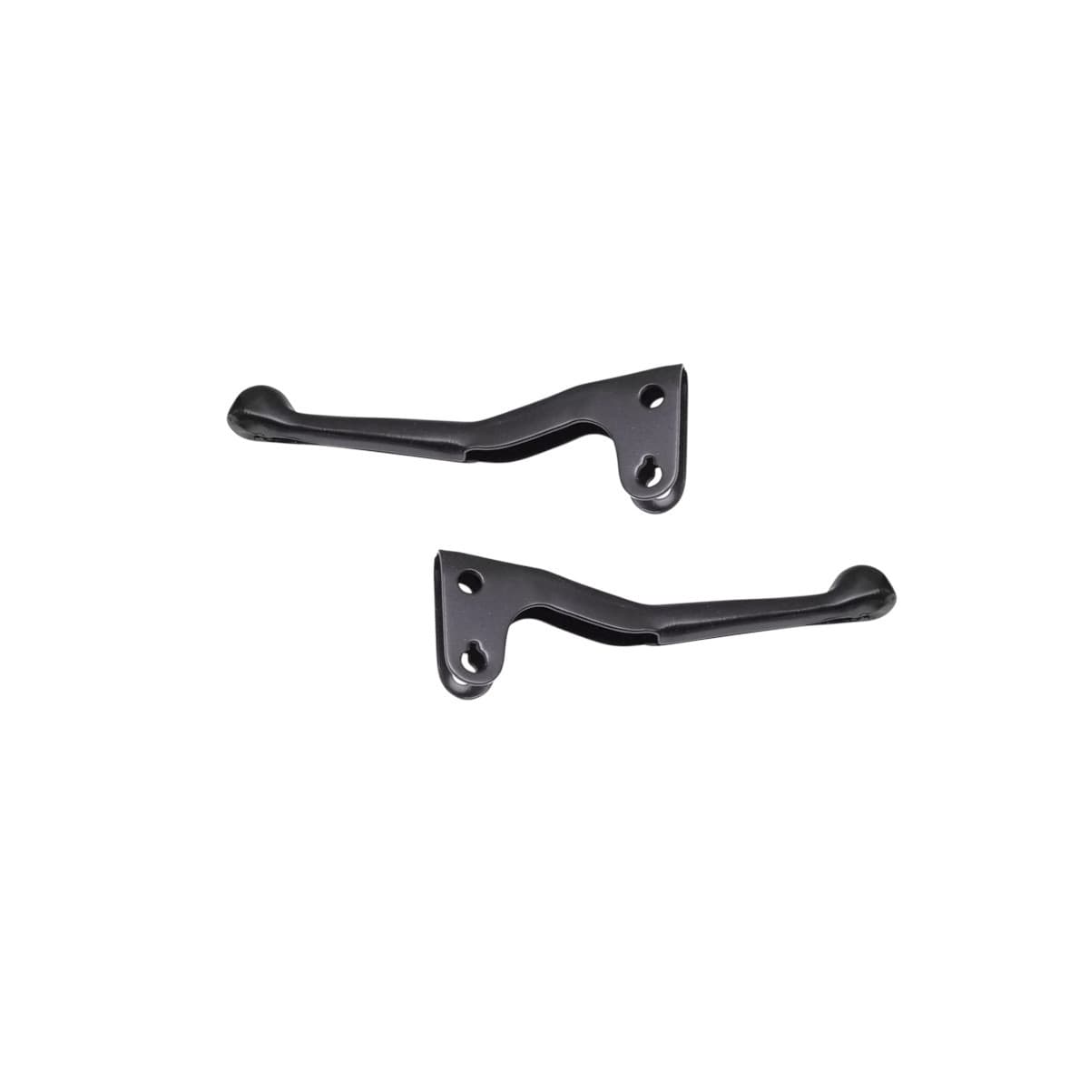 Adaptable - Paire De Leviers De Frein Cyclo En Acier Noir