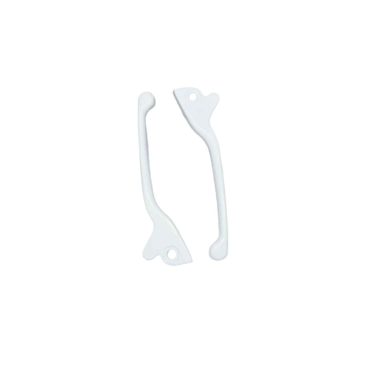 Adaptable - Paire De Leviers Gilera Runner Blanc