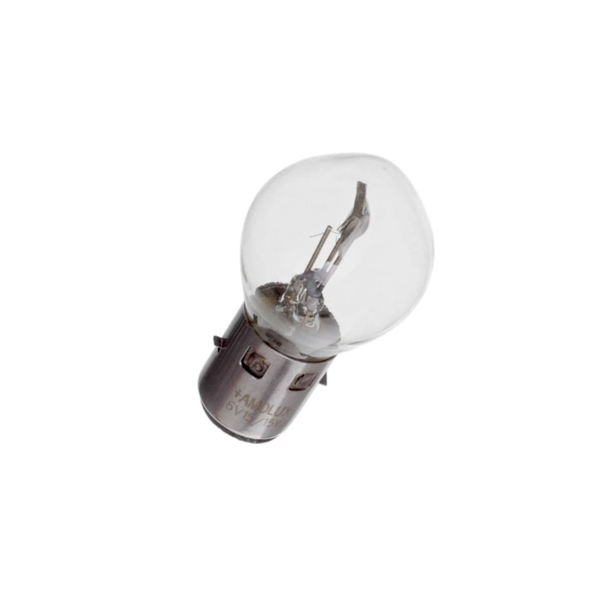 Adaptable - Ampoule Ba20d 6v 15/15w Blanc - Amolux