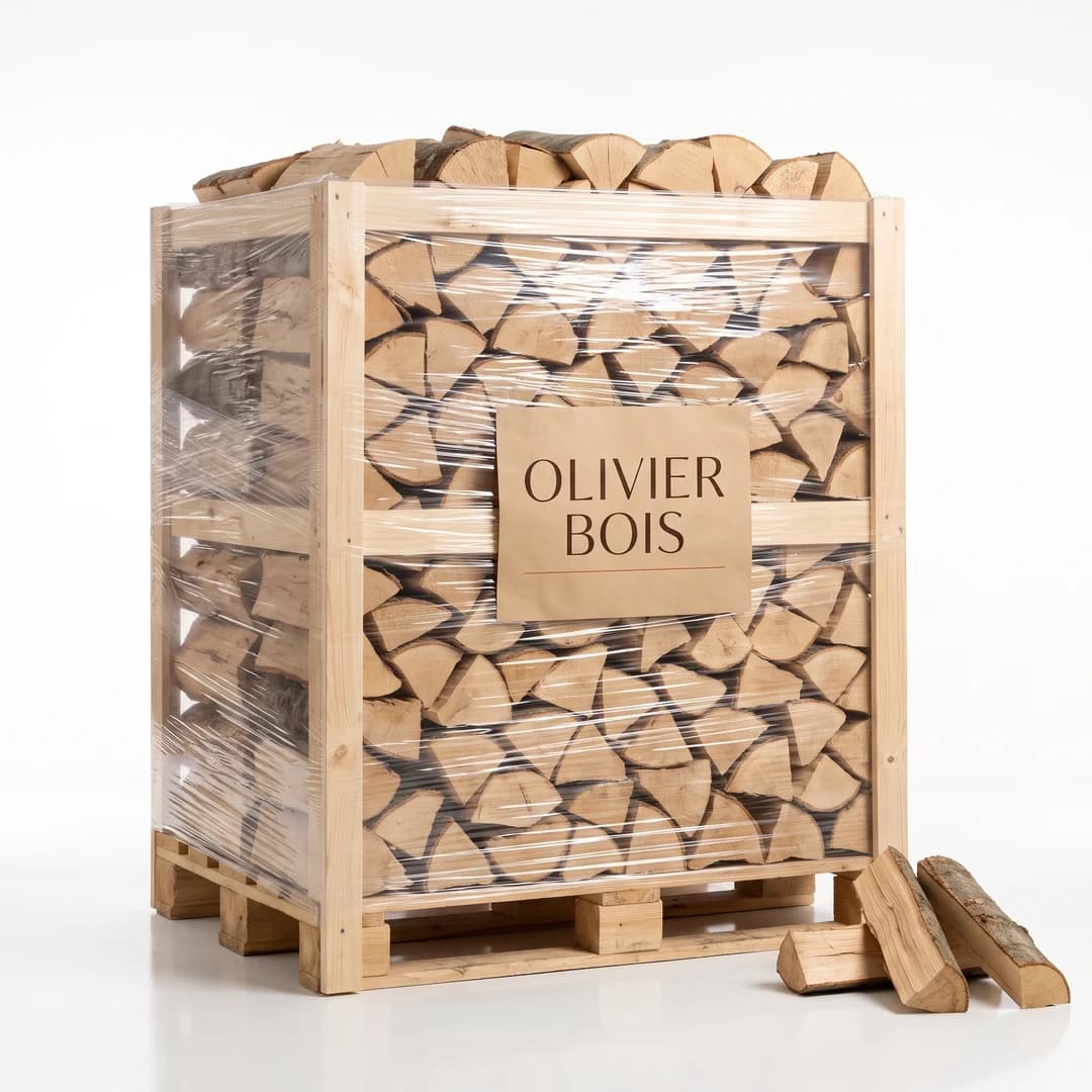 Bûches 30 cm 100 % Hêtre palette 1,7 stère humidité ≤ 20 %