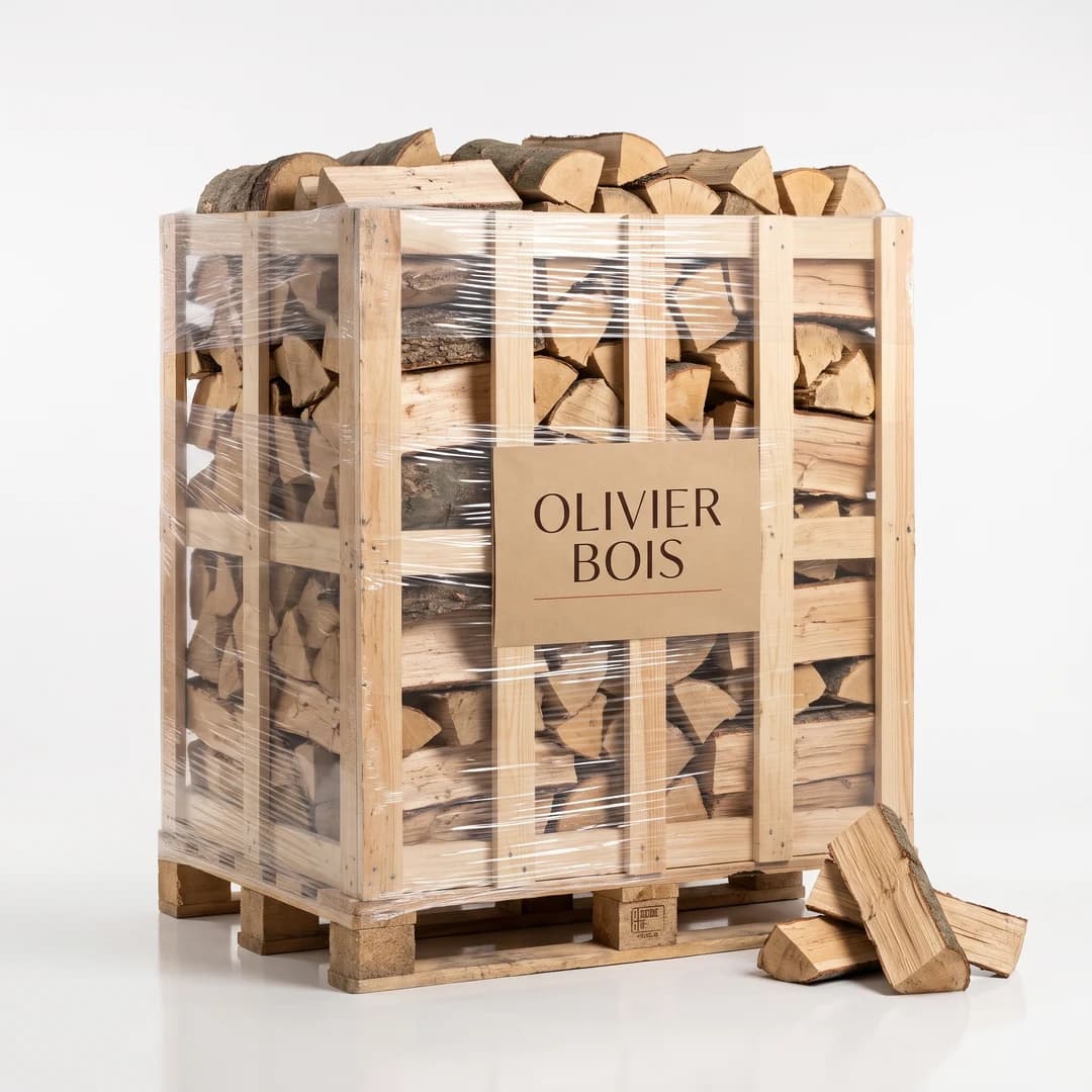 Bûches 50 cm hêtre ou charme 1,50 stère humidité ≤ 20 %
