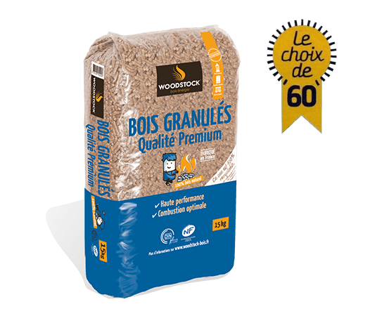 Granulés de bois 72 sacs 15 kg