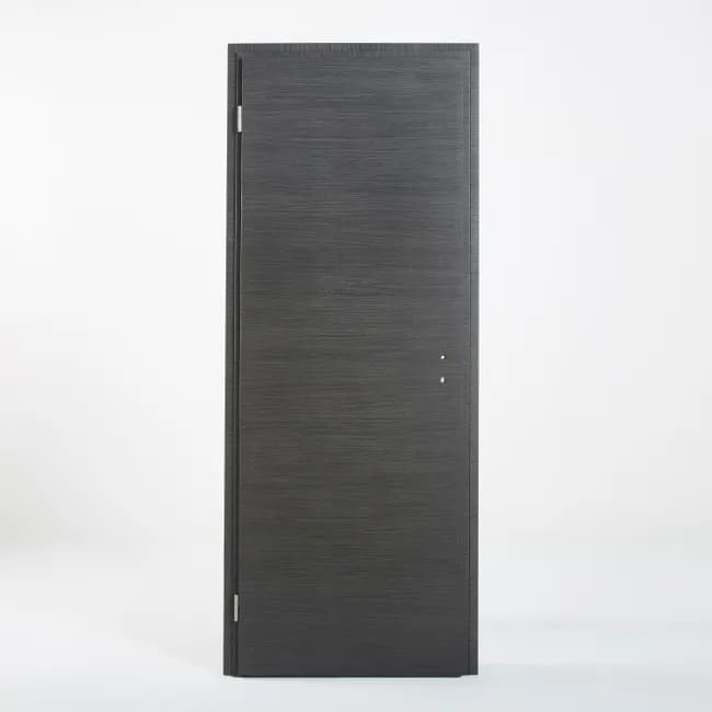 Bloc-Porte Rénovation MDF London Gris 204x73 cm, Poussant Gauche