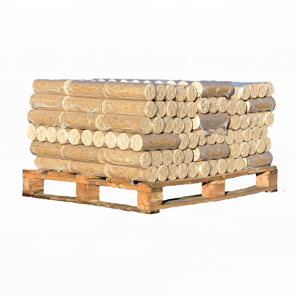 Briquettes de bois - demi-palette