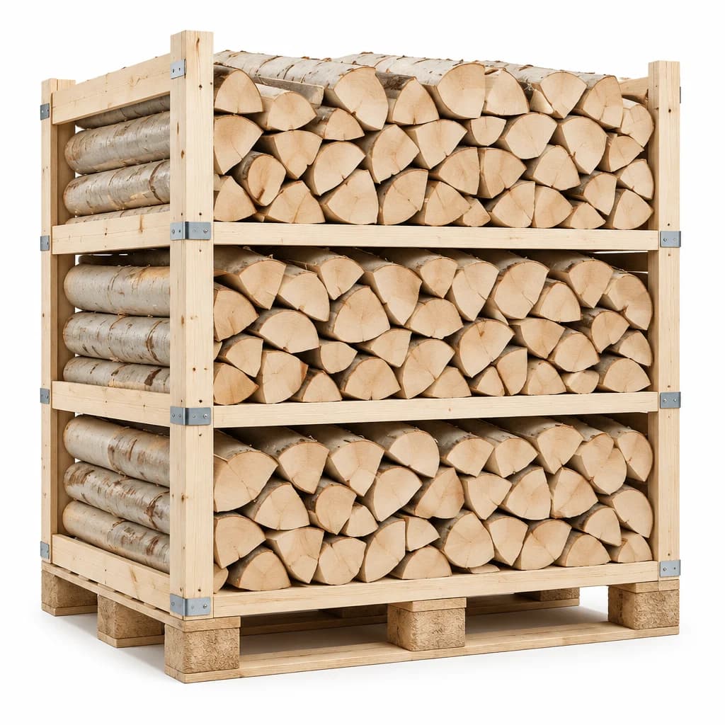 Bois de chauffage 100 % Hêtre, L.33 cm, 3 stères