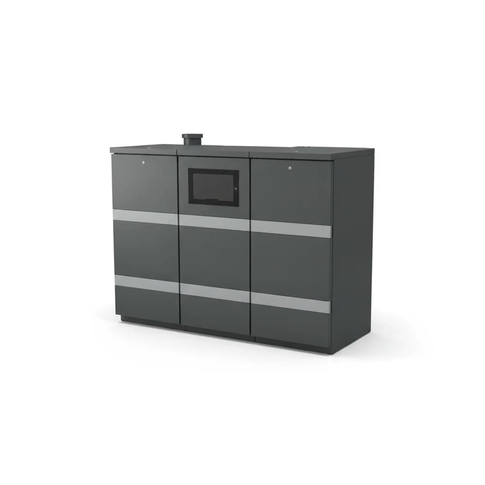Chaudière mixte bûches et granulés Cendrée 40 kW