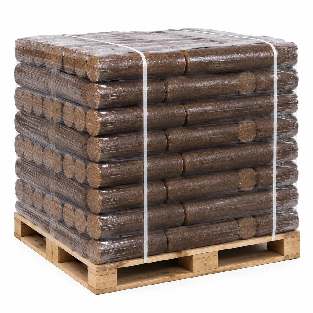 Bois densifié — Feuillus + résineux — palette de 960 kg