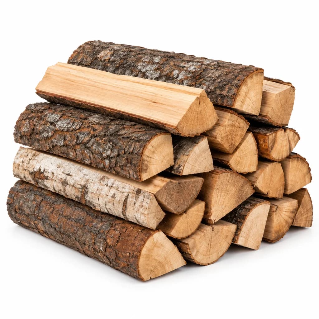Mélange de bois durs — 50 cm — palette de 2,5 stères