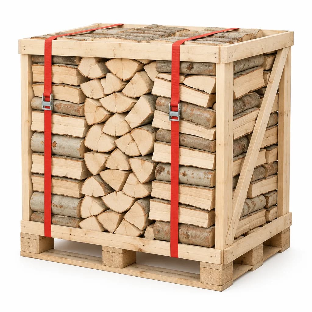 Bois de chauffage 30 cm — palette 3 stères — 100 % Hêtre