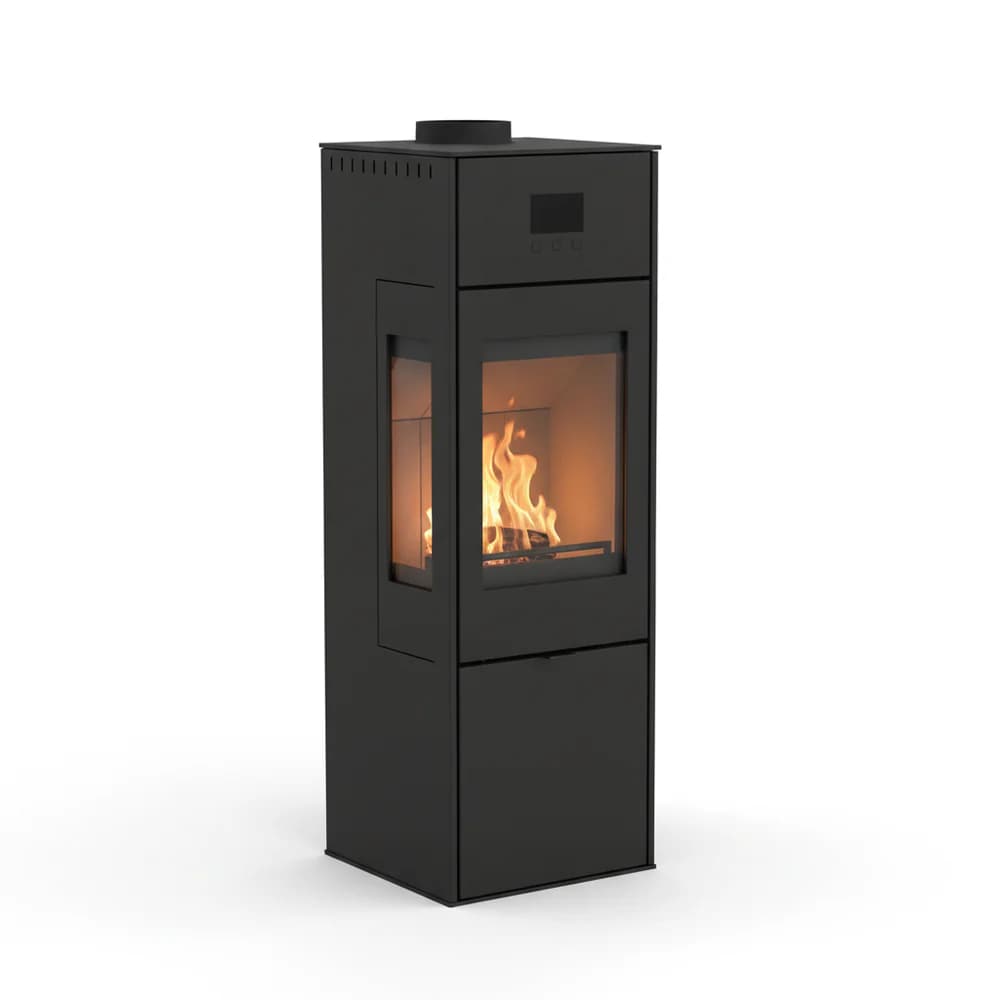 Poêle à bois grande vitre Sarment 7 kW
