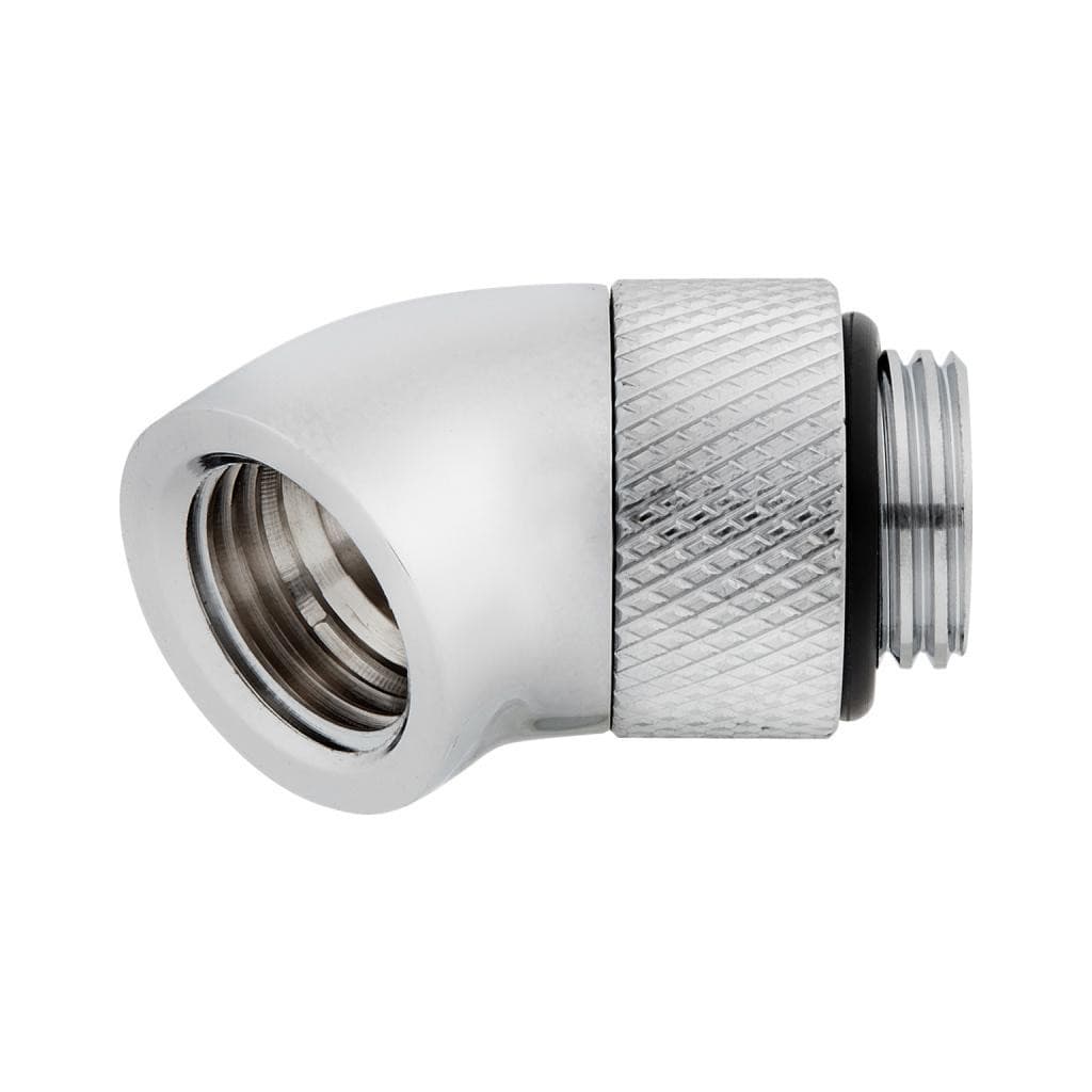 CORSAIR Hydro X Series XF Embout 45° rotatif - Chrome (x 2)