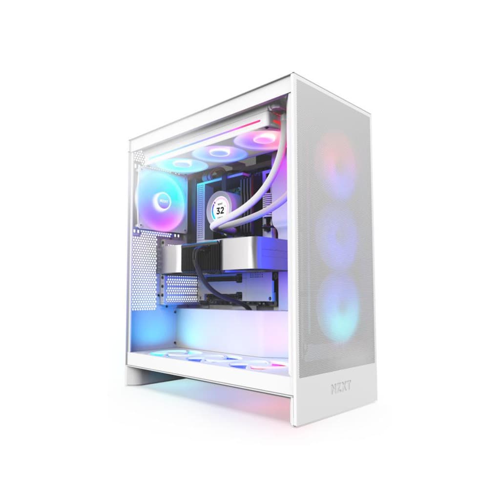 NZXT H7 Flow RGB All White