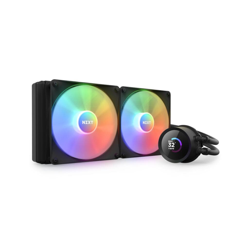 NZXT Kraken 280 RGB Processeur Refroidisseur de liquide tout-en-un 14 cm Noir 1 pièce(s)