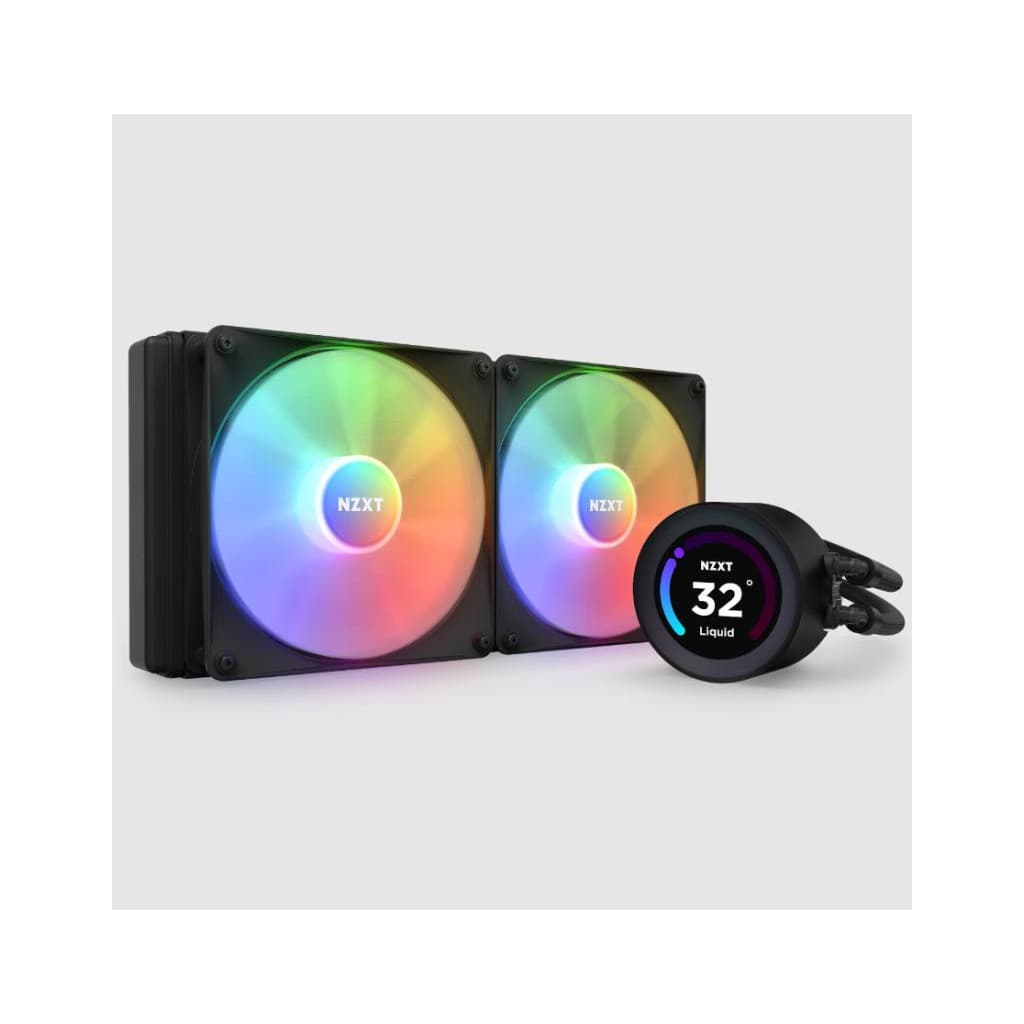 NZXT Kraken Elite 280 RGB Processeur Refroidisseur de liquide tout-en-un 14 cm Noir 1 pièce(s)