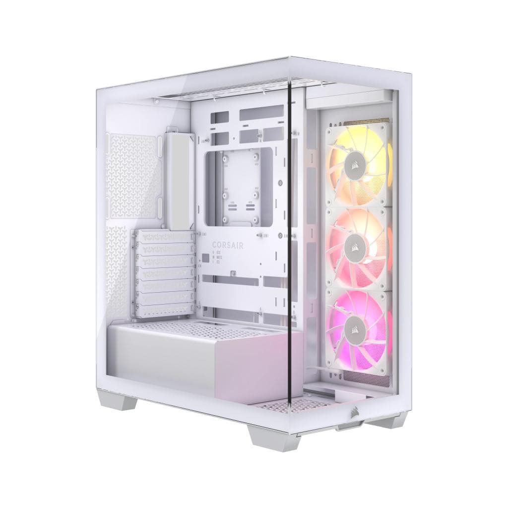 CORSAIR iCUE LINK 3500X RGB Mid-Tower PC Case, White