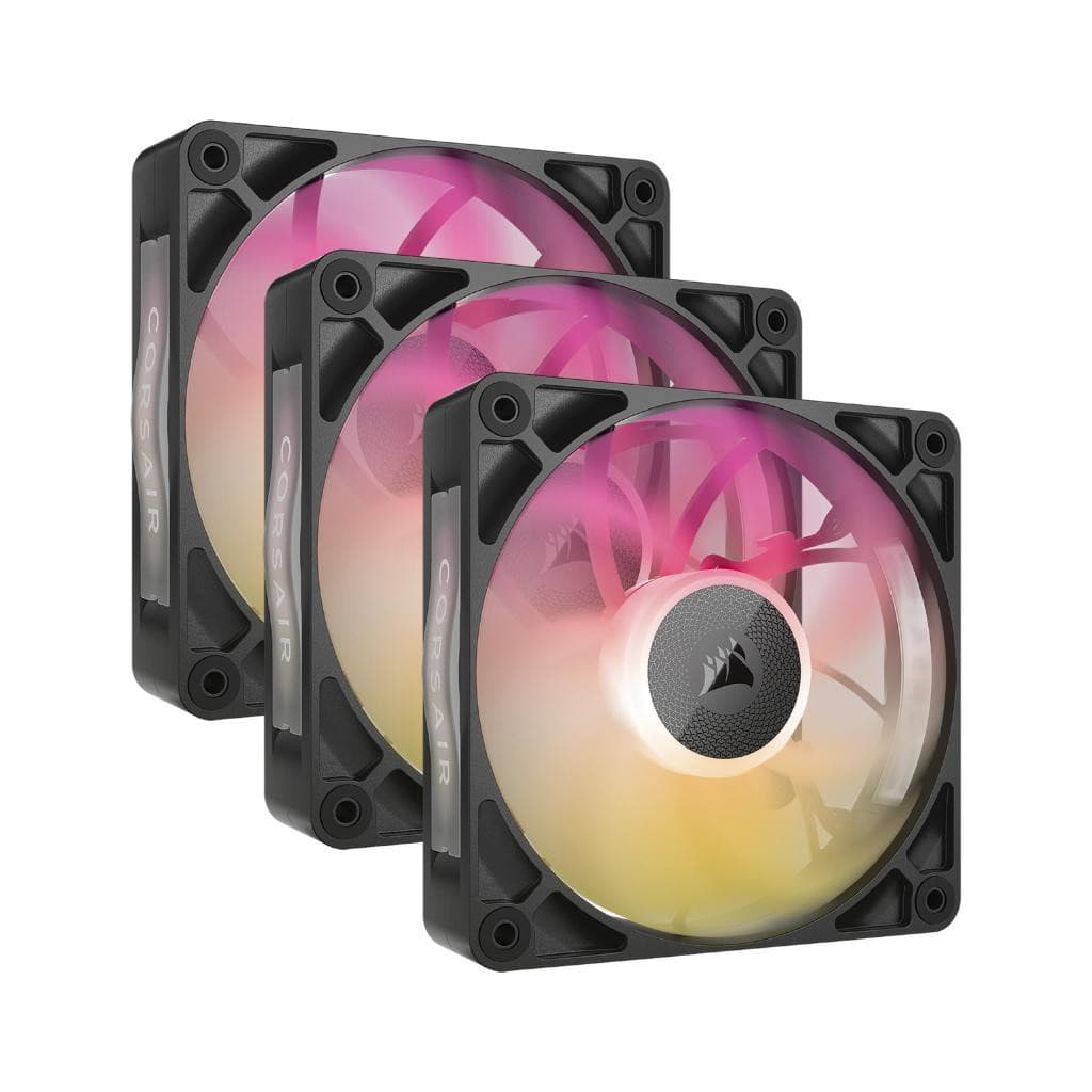 Corsair iCUE LINK RX120 MAX RGB Boitier PC Ventilateur 12 cm Noir 3 pièce(s)
