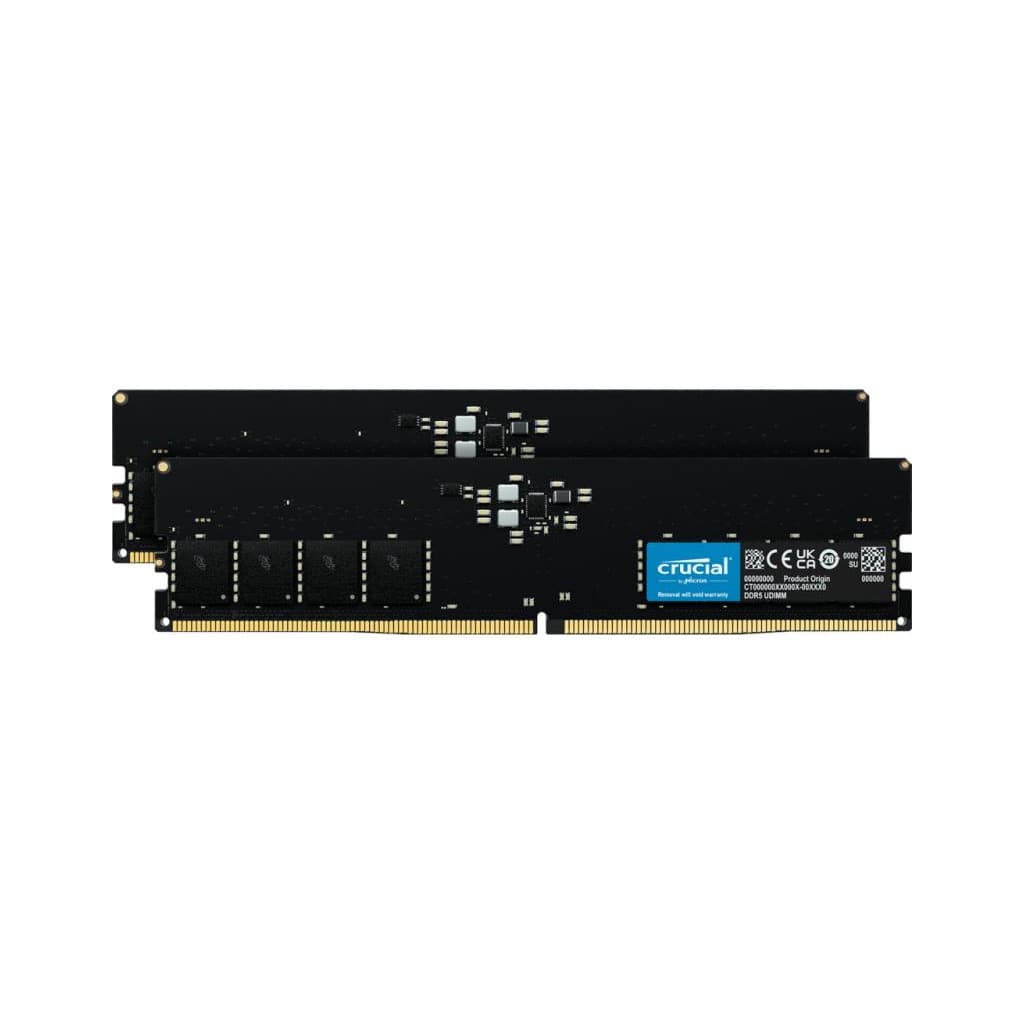 Crucial CT2K16G56C46U5 module de mémoire 32 Go 2 x 16 Go DDR5 ECC