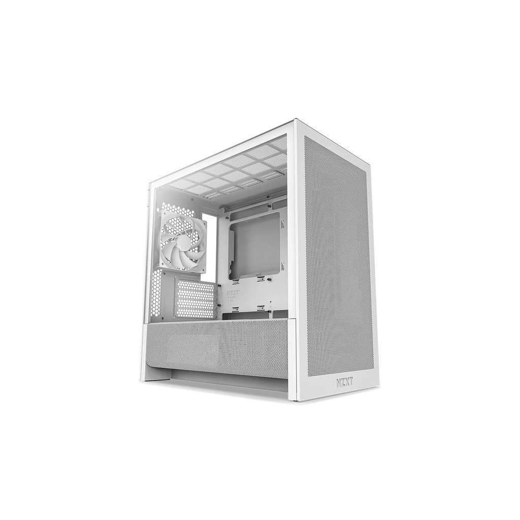 NZXT H3 Flow (2025) micro-ATX Mid-tower Case - All White Color