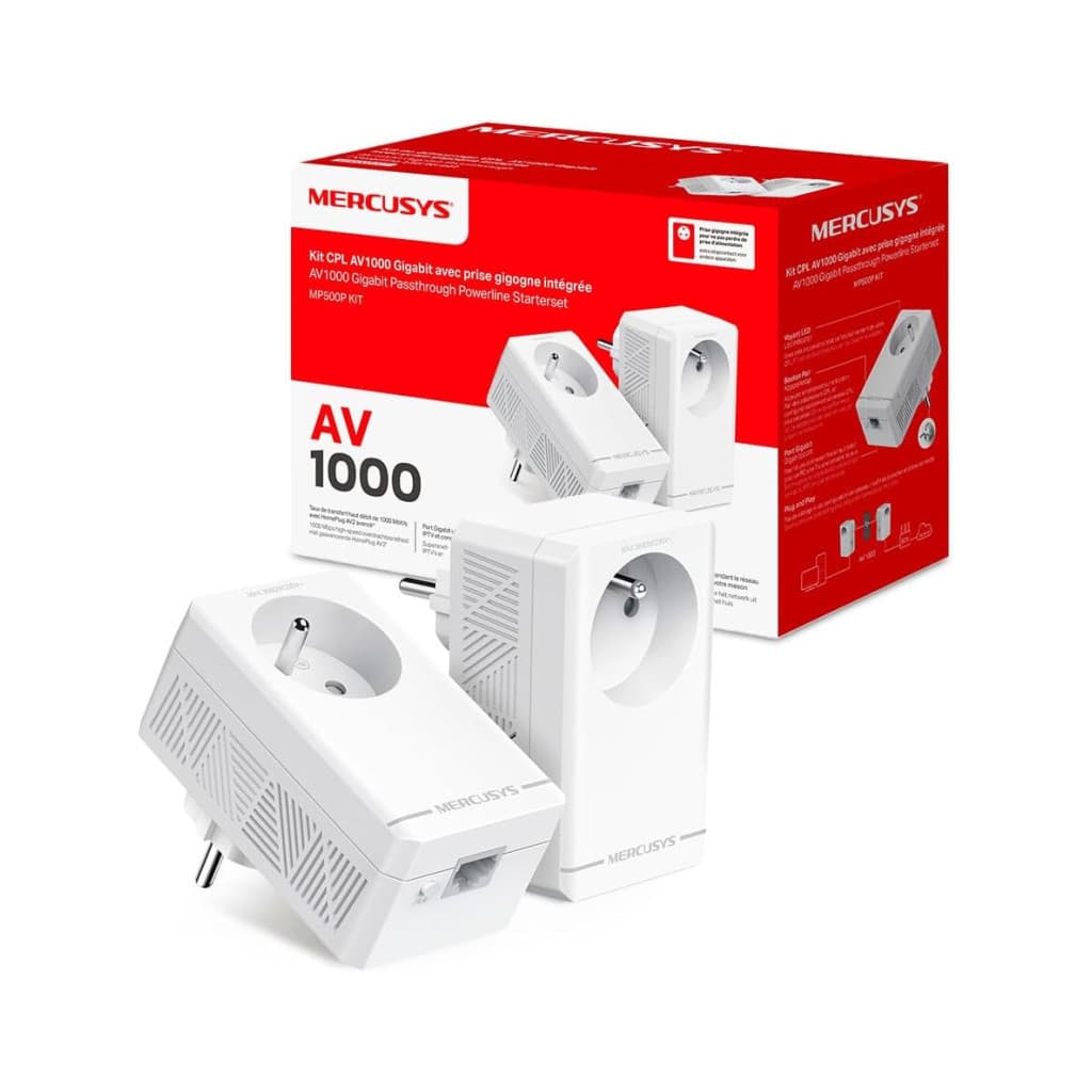 Mercusys MP500P ( Pack de 2 ) CPL  *MP500P KIT