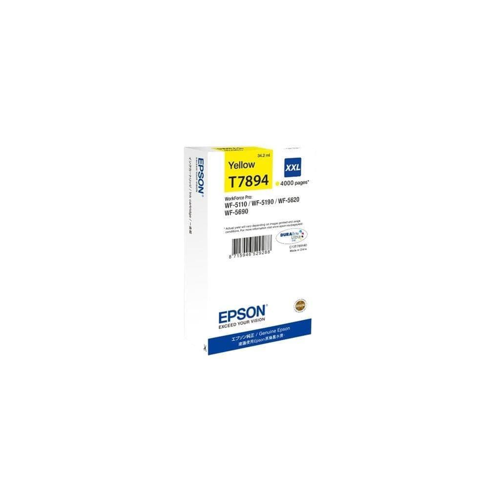Cartouche Yellow XXL T7894 4000 p. - C13T789440 | Epson