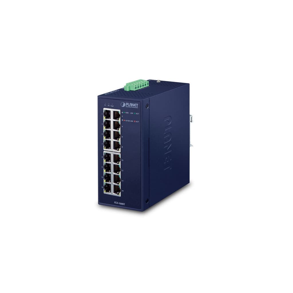 16 ports 10 - 100 - 1000 - IGS-1600T - IGS1600T | Planet