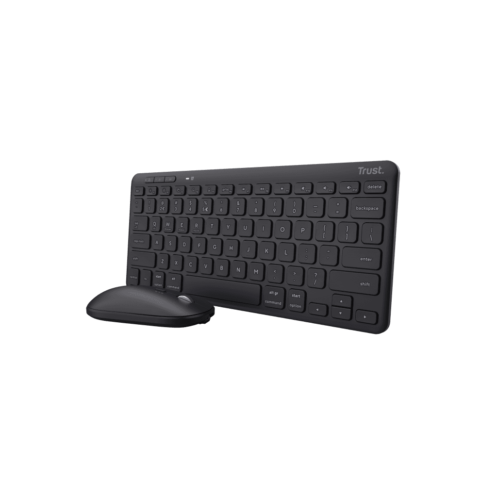Lyra - Clavier - Souris - Noir - Sans fil - 24846 | Trust
