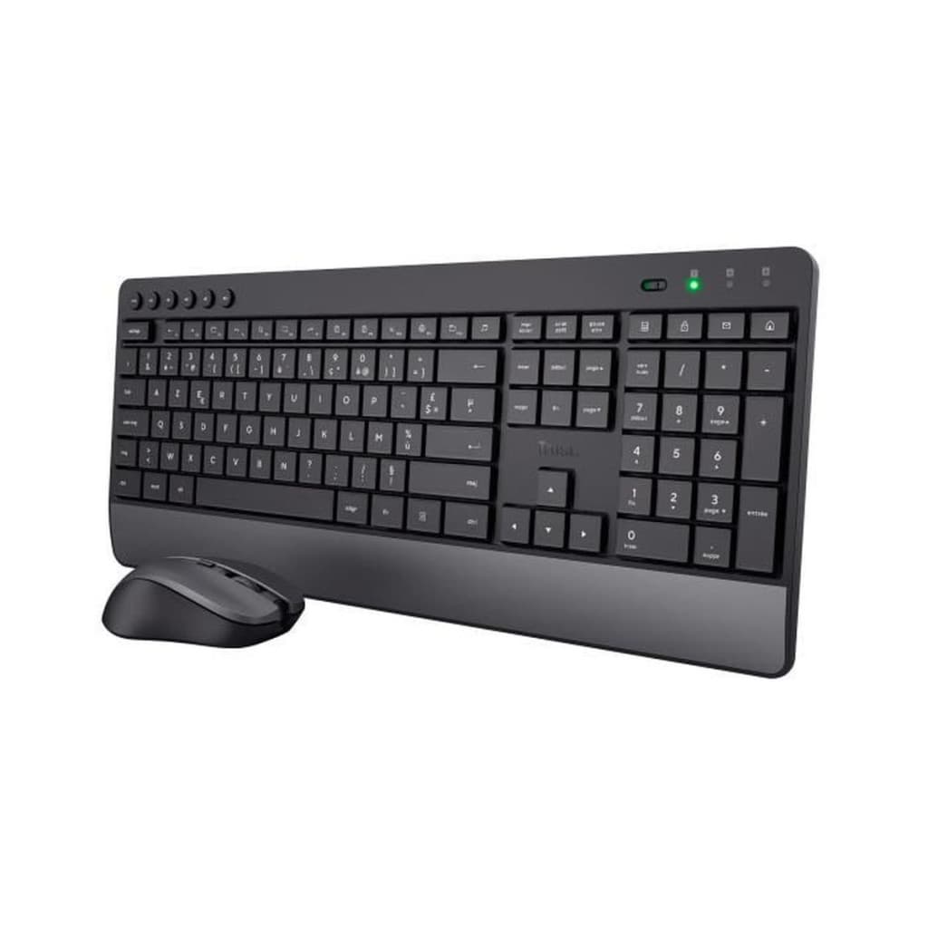 Trezo - Clavier - Souris - Noir - Sans fil - 24534 | Trust