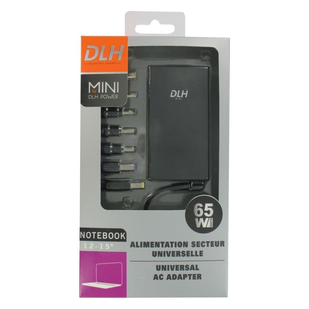Adaptateur Secteur Universel Mini 65W - DYAI1838N | DLH Energy