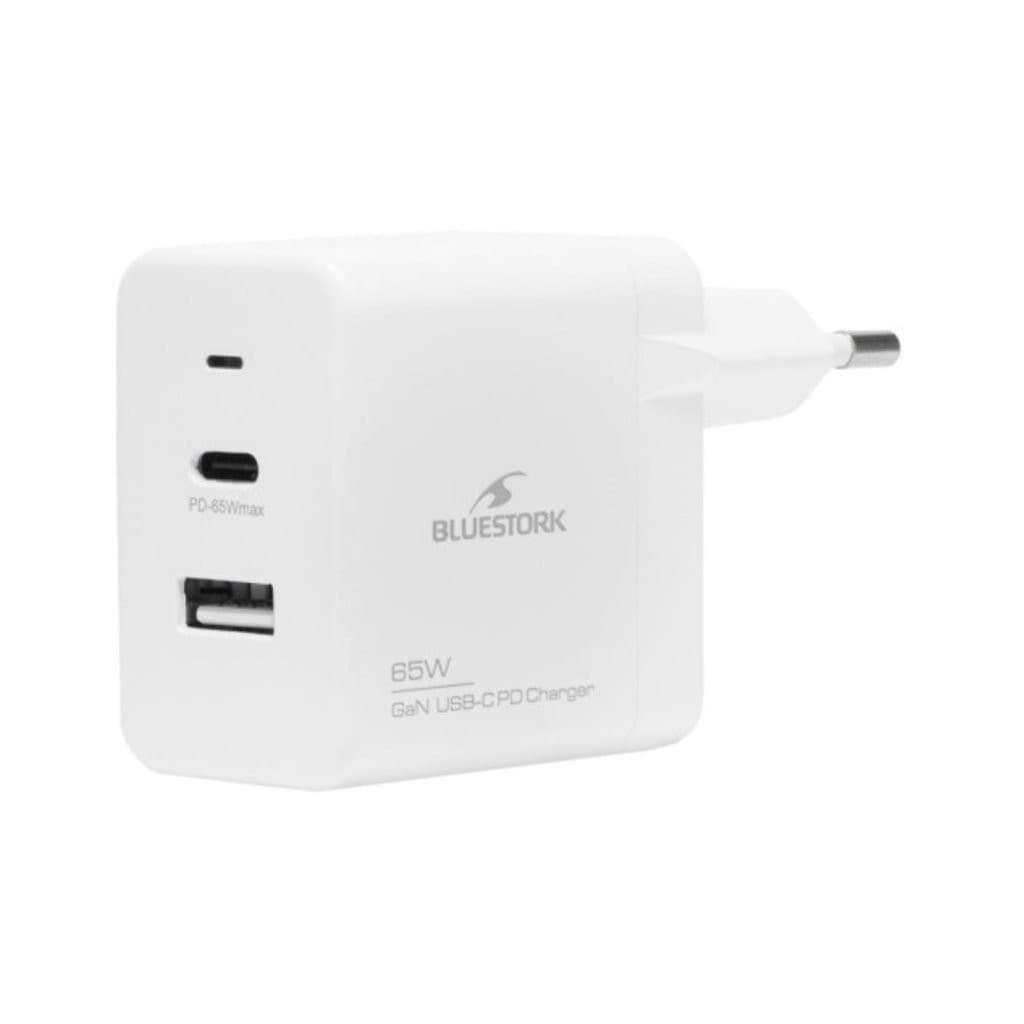Alimentation 65W - USB C - Blanc - PWNB65CW | Bluestork