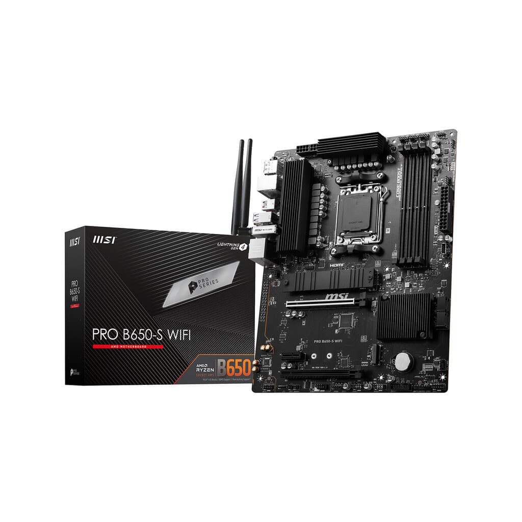PRO B650-S WIFI - B650 - AM5 - DDR5 - ATX - 9117E26003 | MSI