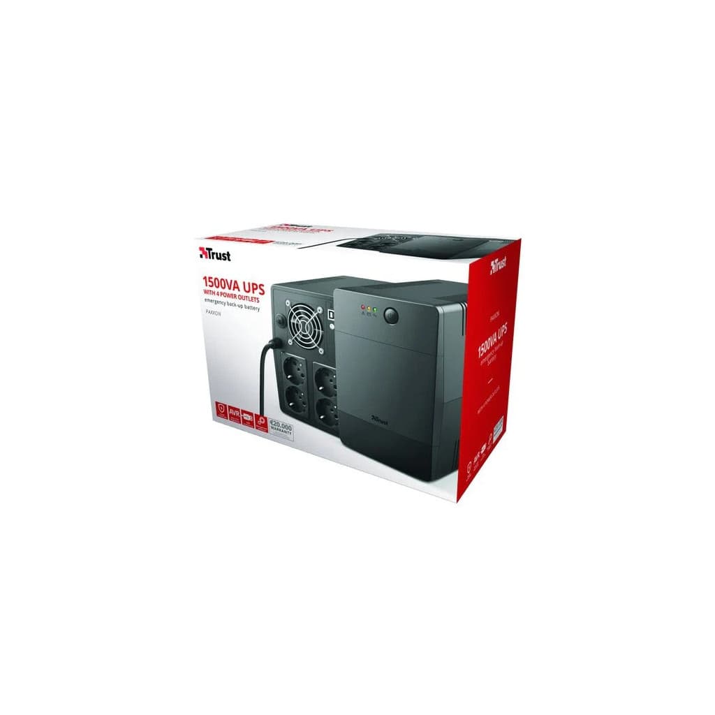 PAXXON 1500 VA - 4 prises - 23505 | Trust