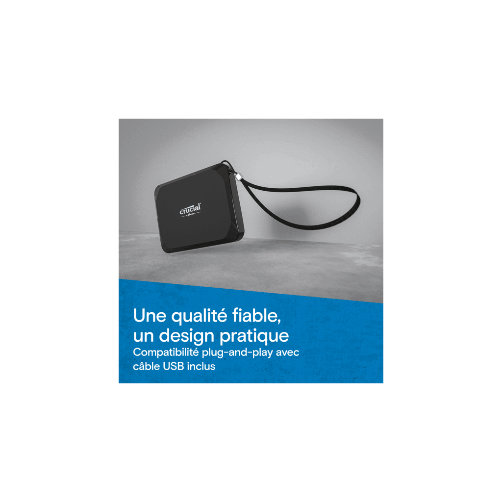 CT2000X9SSD9 USB-C 3.2 2To - CT2000X9SSD9 | Crucial