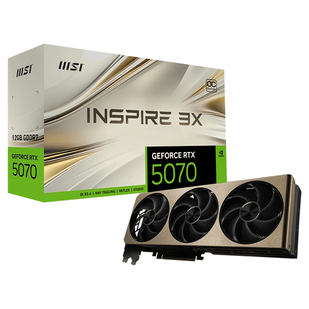 GeForce RTX 5070 12G INSPIRE 3X OC# - 912V532006 | MSI